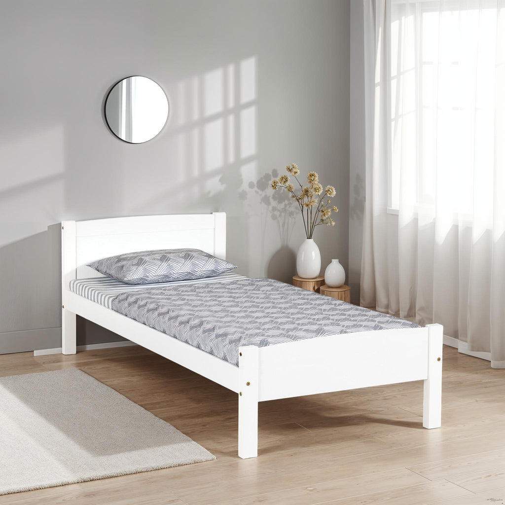 AMBER 3' BED - WHITE