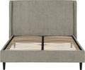 AMELIA 4'6" BED - DARK GREY FABRIC
