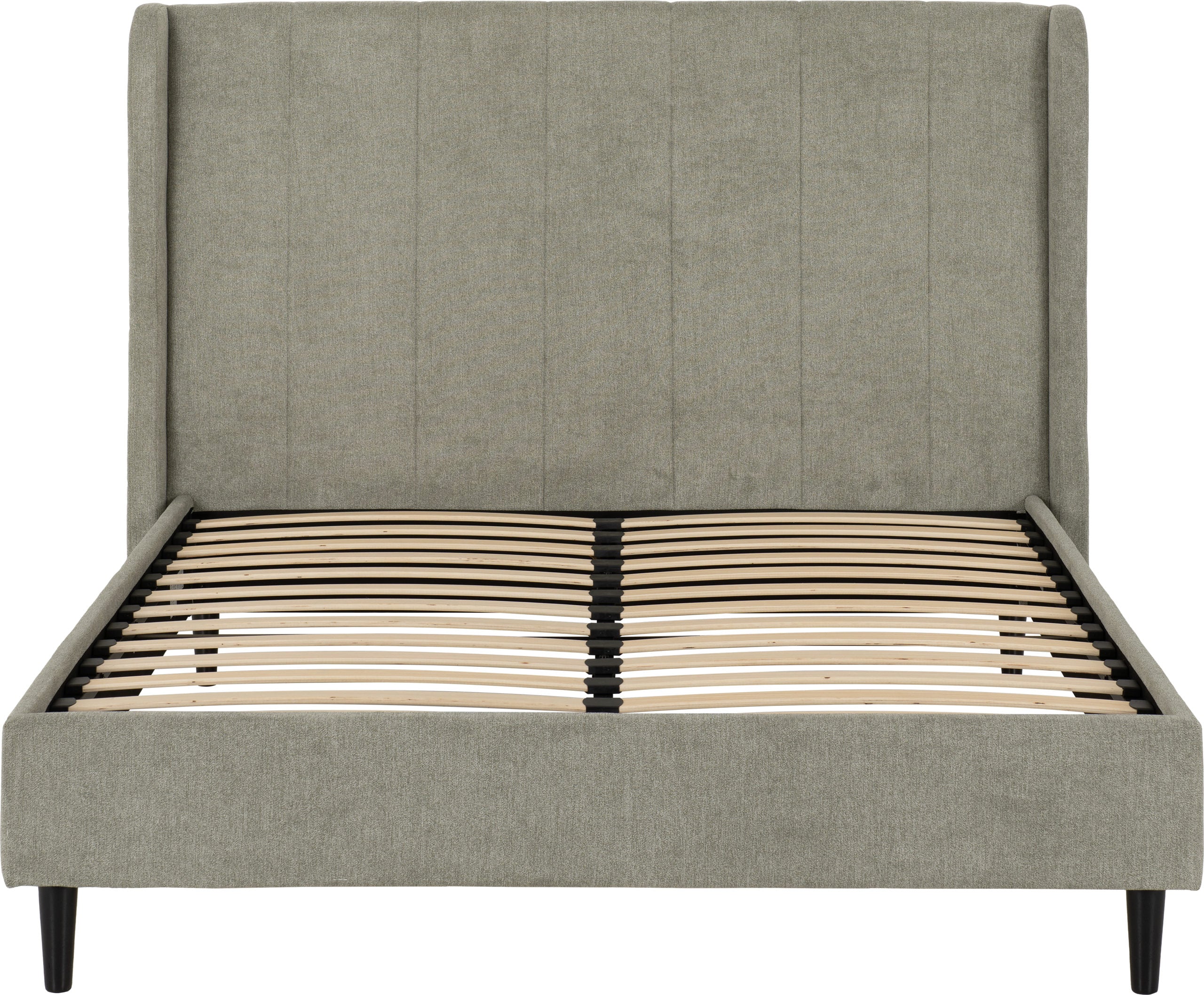 AMELIA 4'6" BED - DARK GREY FABRIC
