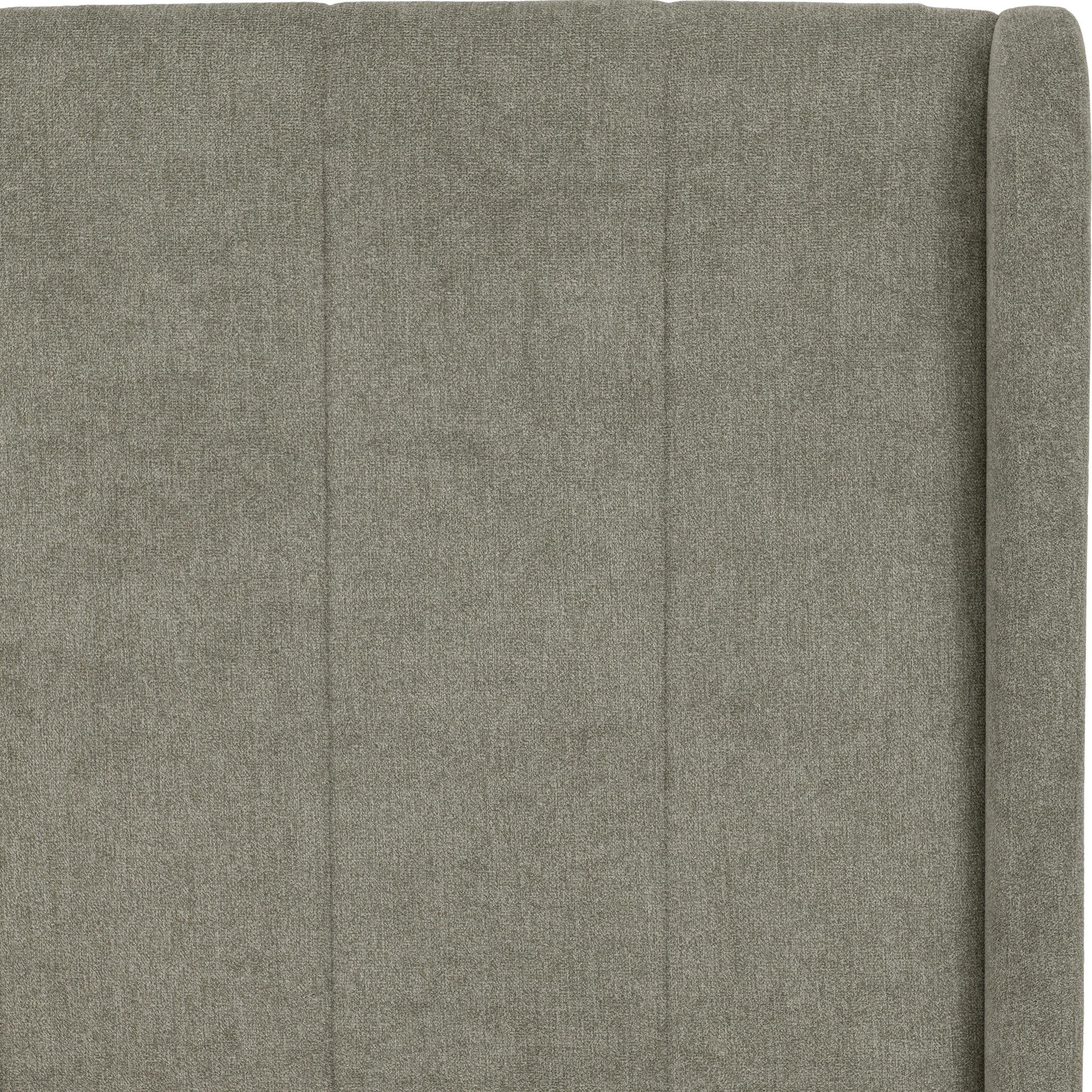 AMELIA 4'6" BED - DARK GREY FABRIC