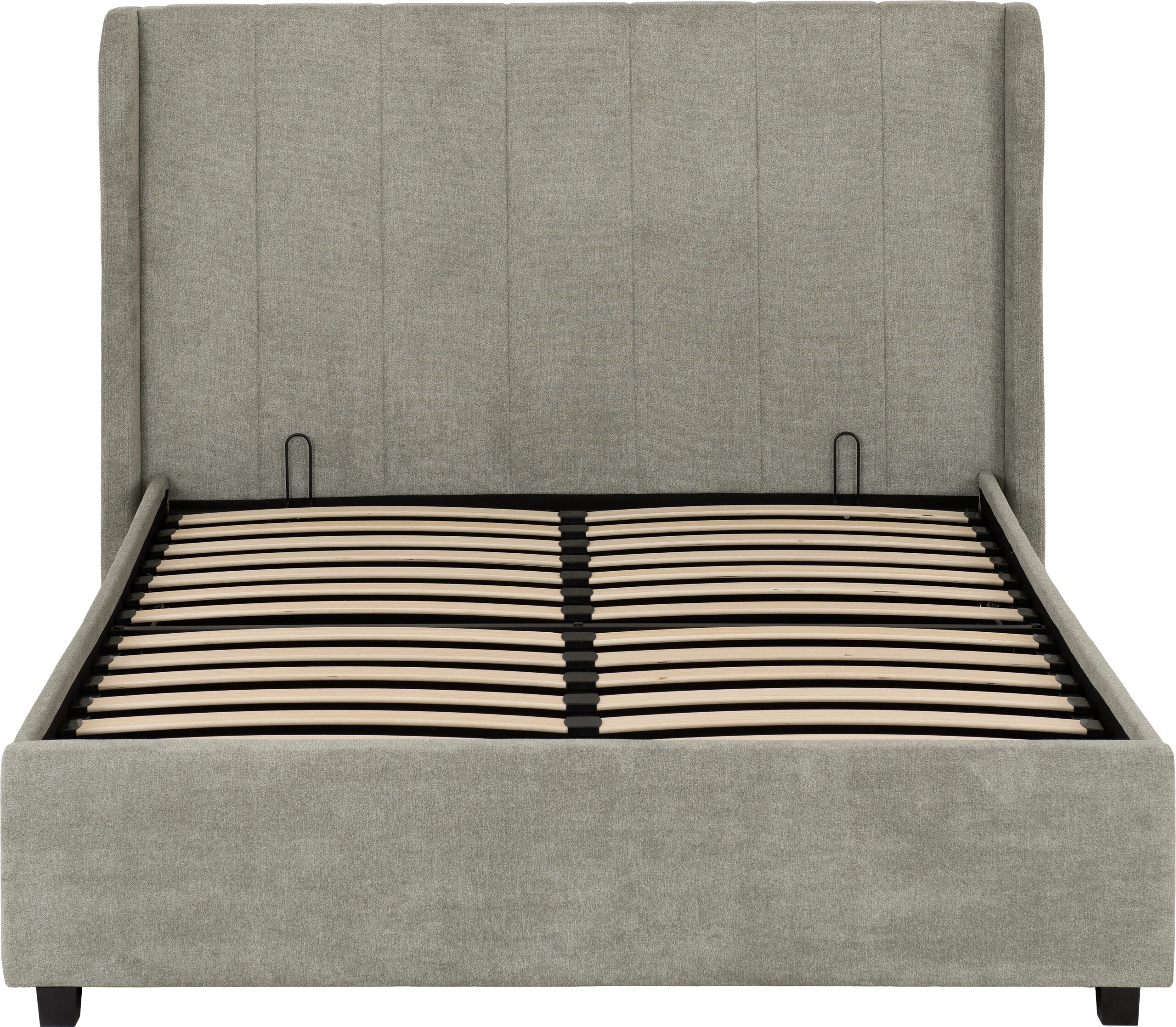 AMELIA 4'6" PLUS BED - DARK GREY FABRIC