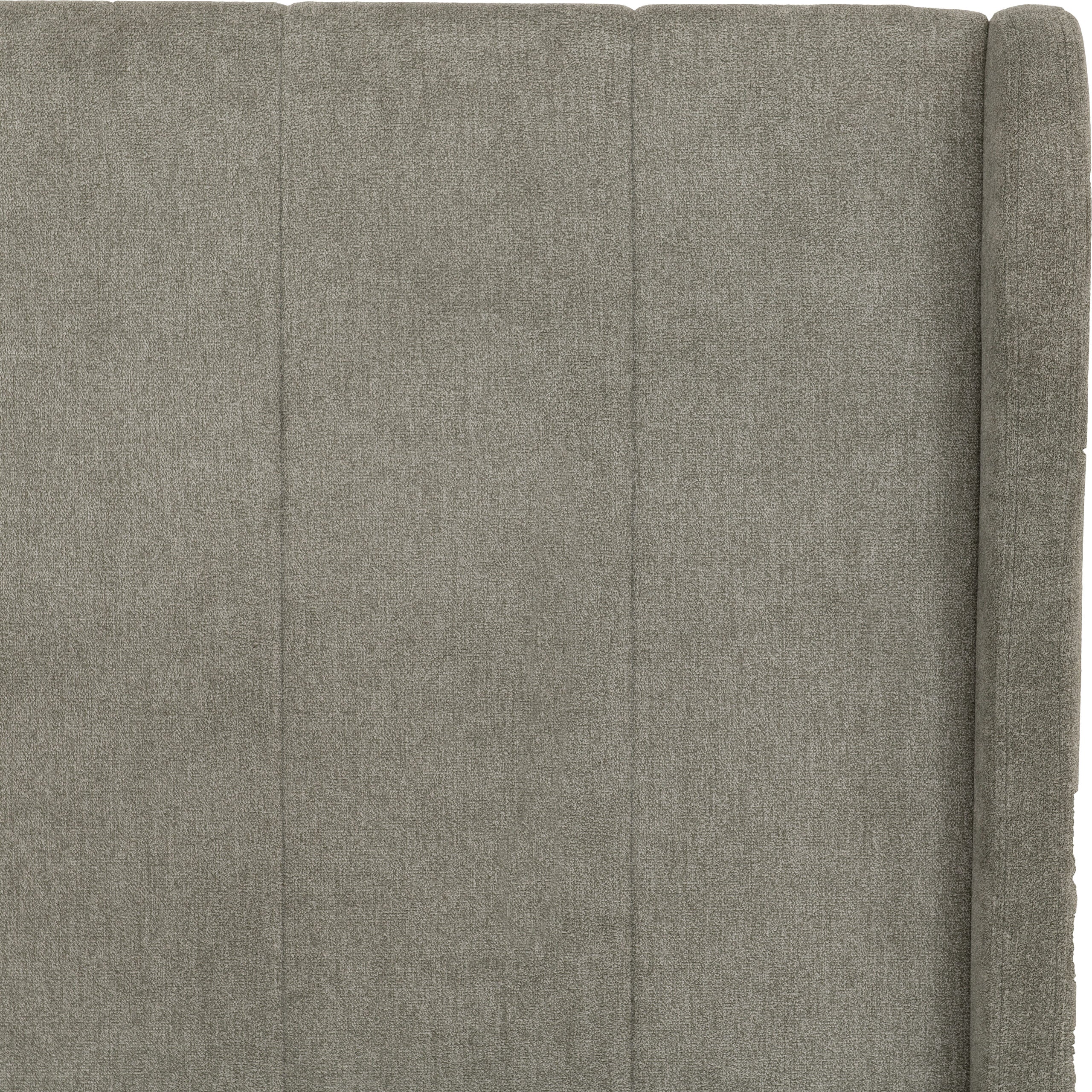 AMELIA 4'6" PLUS BED - DARK GREY FABRIC