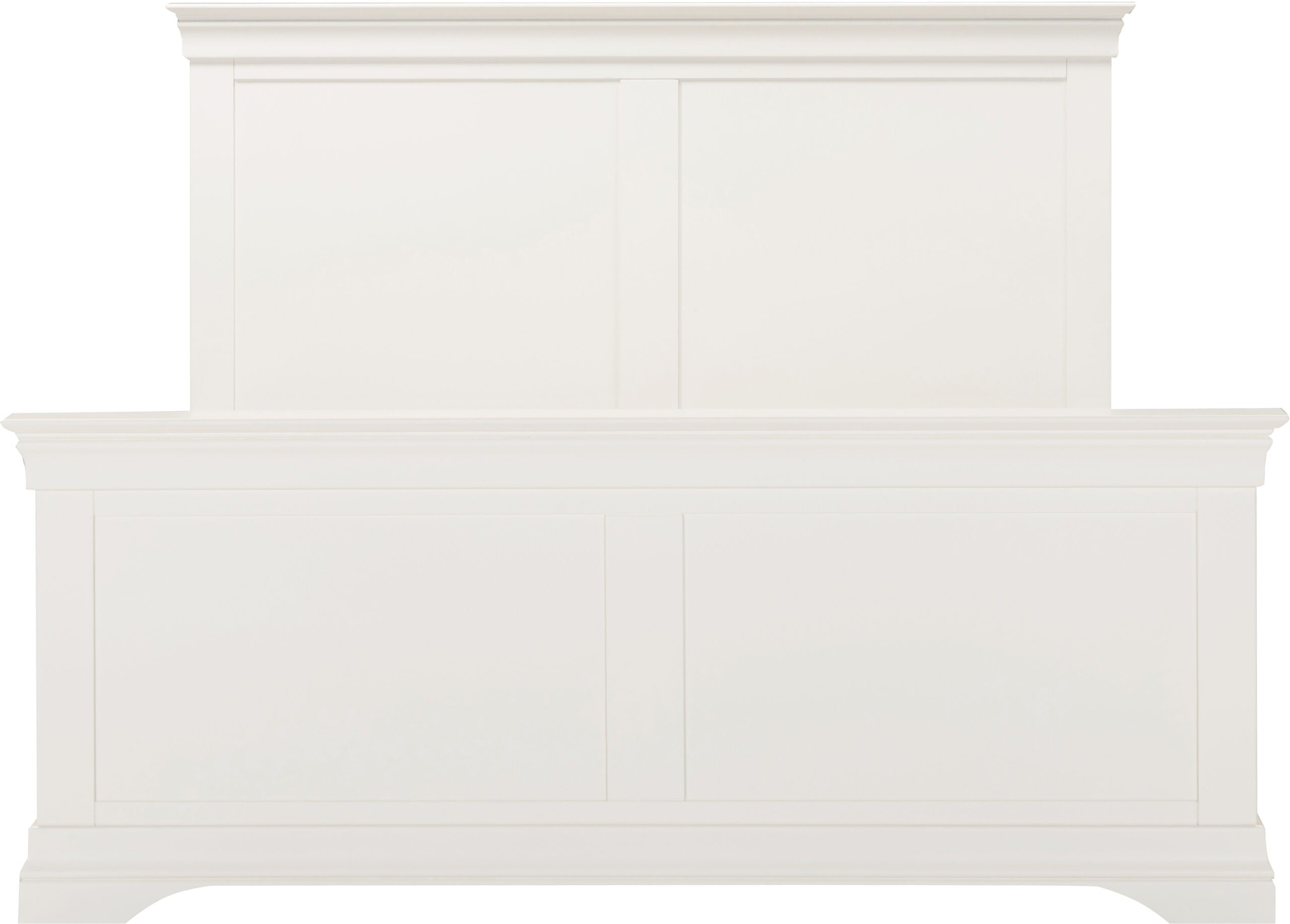 BORDEAUX 4'6" HIGH END BED - IVORY