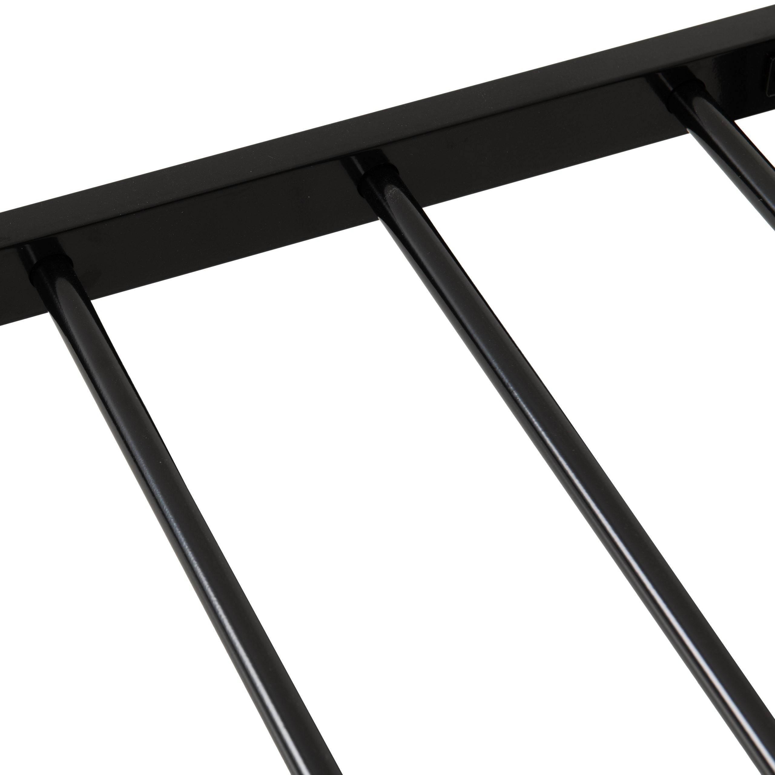 HARLOW 4'6" BED - BLACK