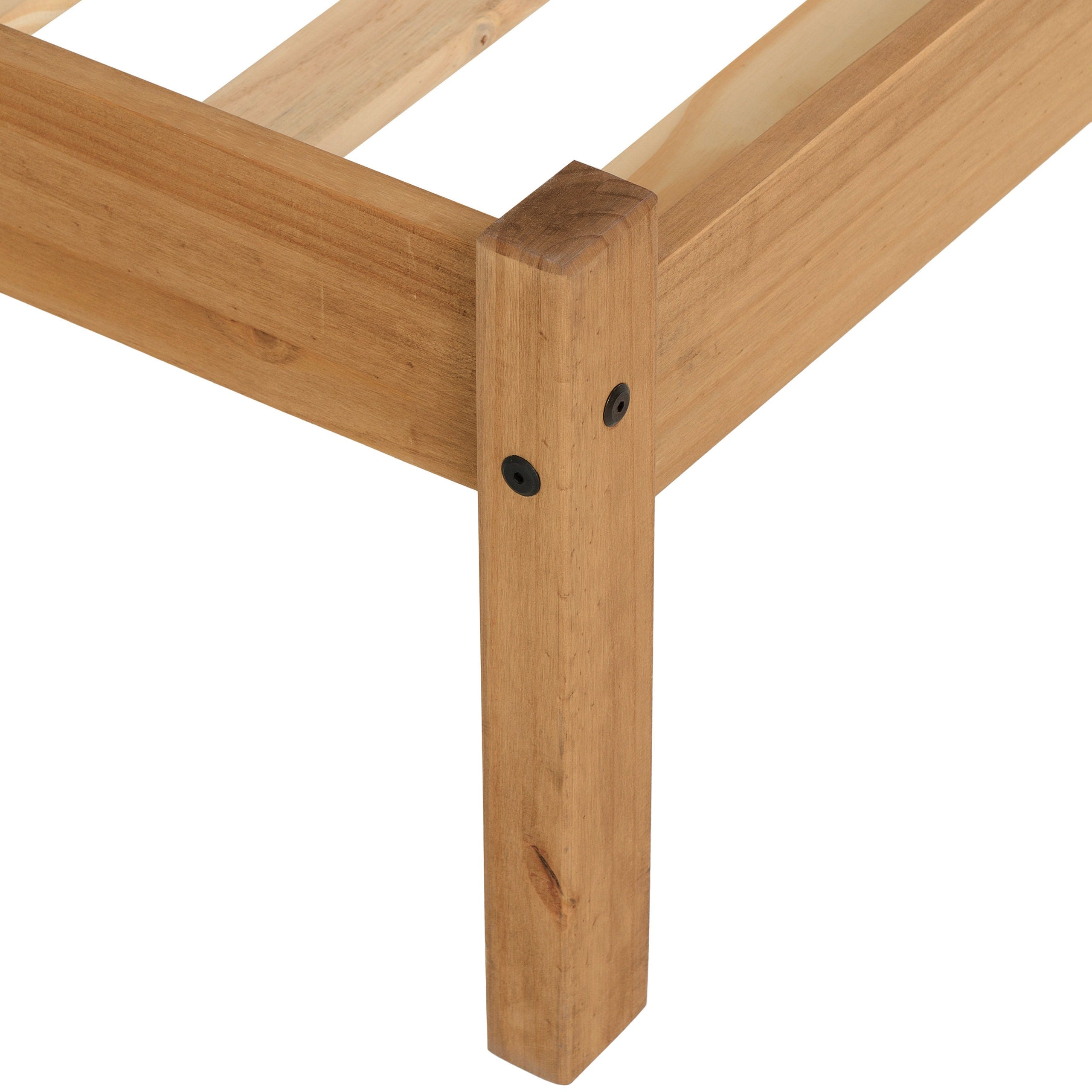 MAYA 4'6" BED - DISTRESSED WAXED PINE