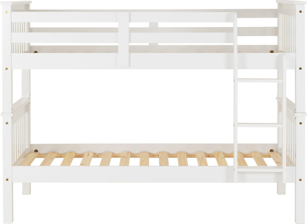 NEPTUNE 3' BUNK BED - WHITE