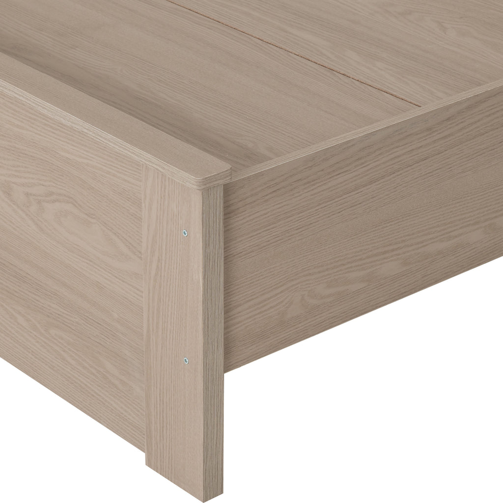 PARIS 4'6" BED - SMOKED ASH EFFECT