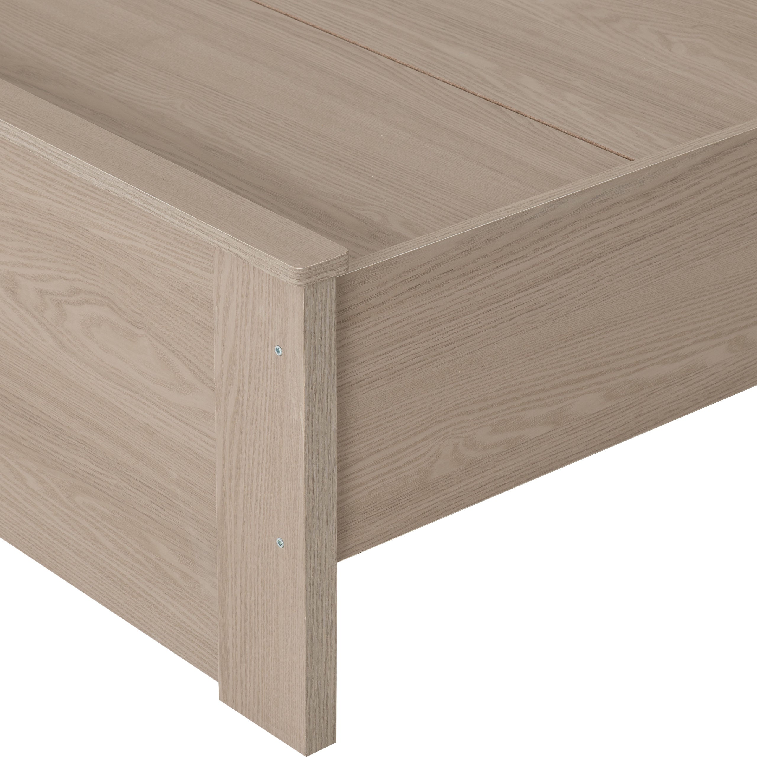 PARIS 4'6" BED - SMOKED ASH EFFECT