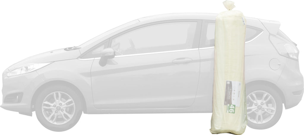 VENUS 4'6" MEMORY COOL ROLLED MATTRESS - WHITE FABRIC