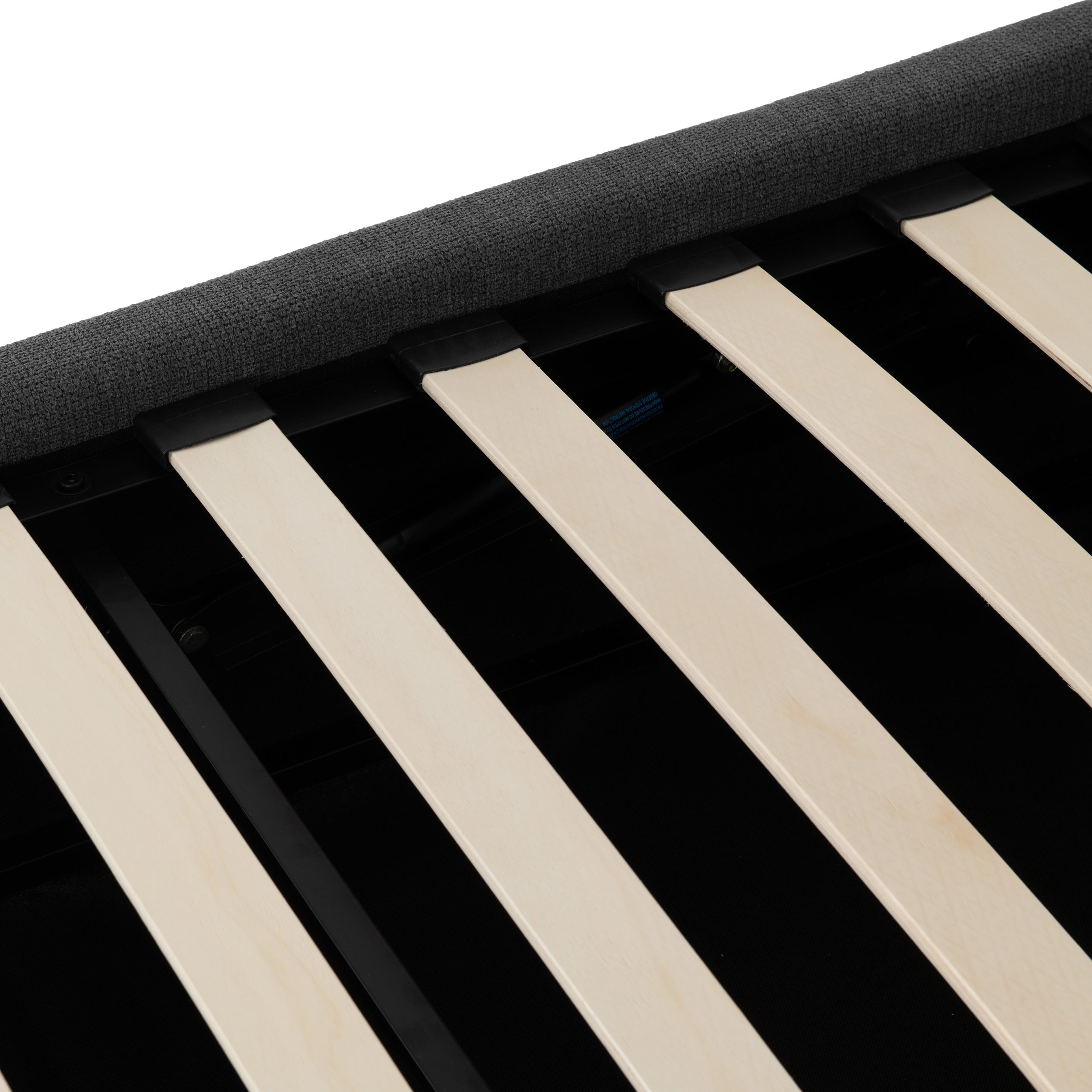 VERONA 4'6" OTTOMAN BED - GREY FABRIC